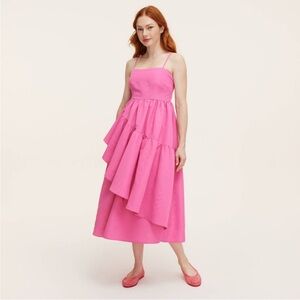 Target Kate Spade Pink Asymmetrical Tiered Sundress